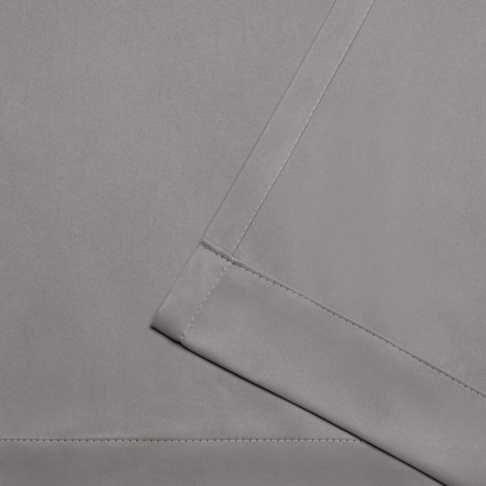 Exclusive Home Curtains Panel Pair, 100% Polyester, Veridian Grey, 63" Length, W 29.9" x L 63" (1 Panels) - Image 4