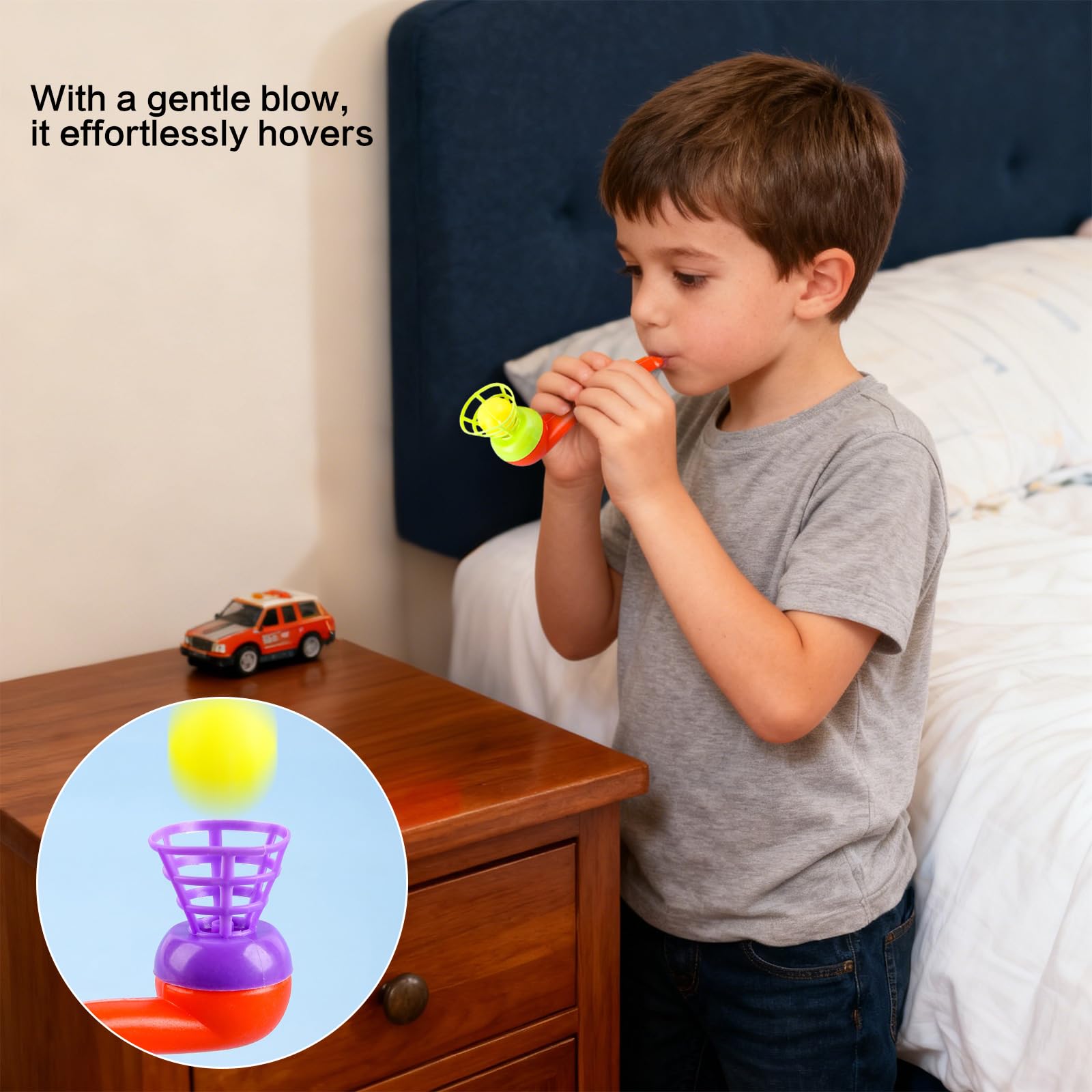 ChainYao 3-Pack Floating Blow Pipe Ball Game - Image 3