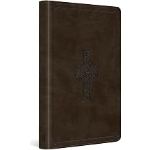 ESV Large Print Value Thinline Bible TruTone, Olive, Celtic Cross Design Holy Bible, English Standard Version