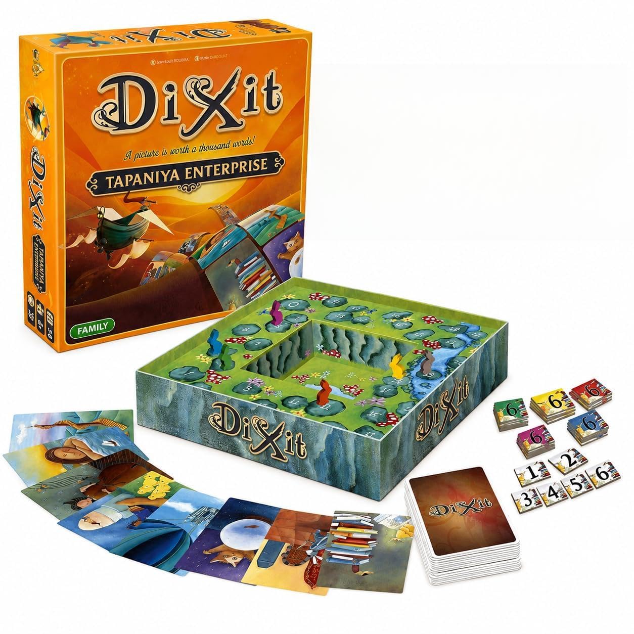 Dixit Family Board Game for Kids & Adults | Creative Storytelling Card Game | 3-6 Players | Fun Family Party Game | Educat...