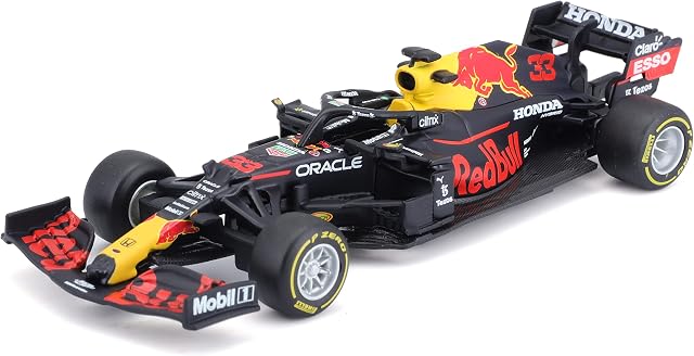 Bburago B18-38055V 1:43 F1 Aston Martin RED Bull Racing RB16B Verstappen, Assorted Colours