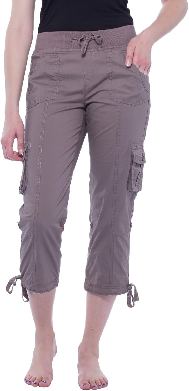 Cargo capris with leg ties Clearance