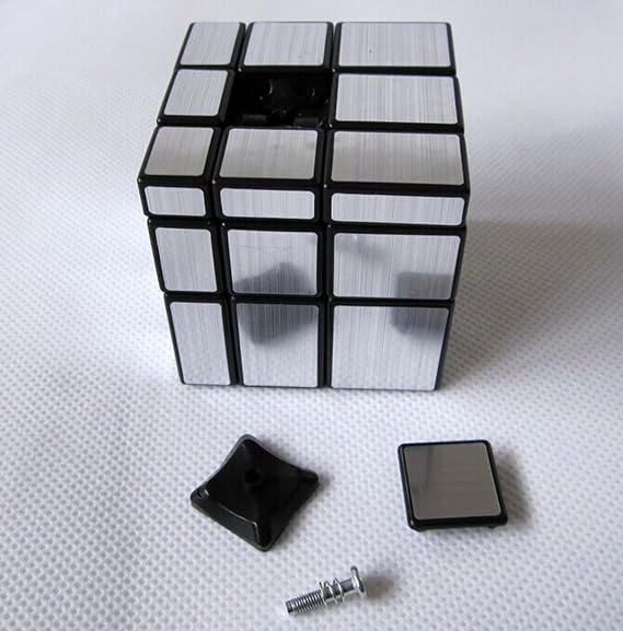 3 x 3 x 3 Magic Cube Silver Mirror Cube Speed küp