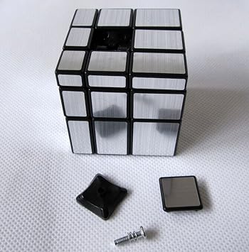 3 x 3 x 3 Magic Cube Silver Mirror Cube Speed küp