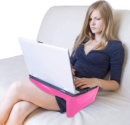 Miniatura 8 de MAVOCRAFT Foldable Kids Lap Tray with Storage - Portable Lap Desk Kids & Adults - Kids Lap Desk for Breakfast in Bed, Serving Tray, Car Desk &