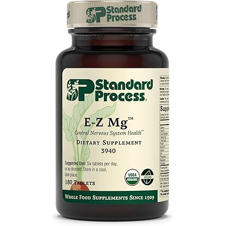 Amazon Com Standard Process E Z Mg Plant Based Multiform Organic Supports Patients With Inadequate Dietary Magnesium Intake 180 Tablets Health Household