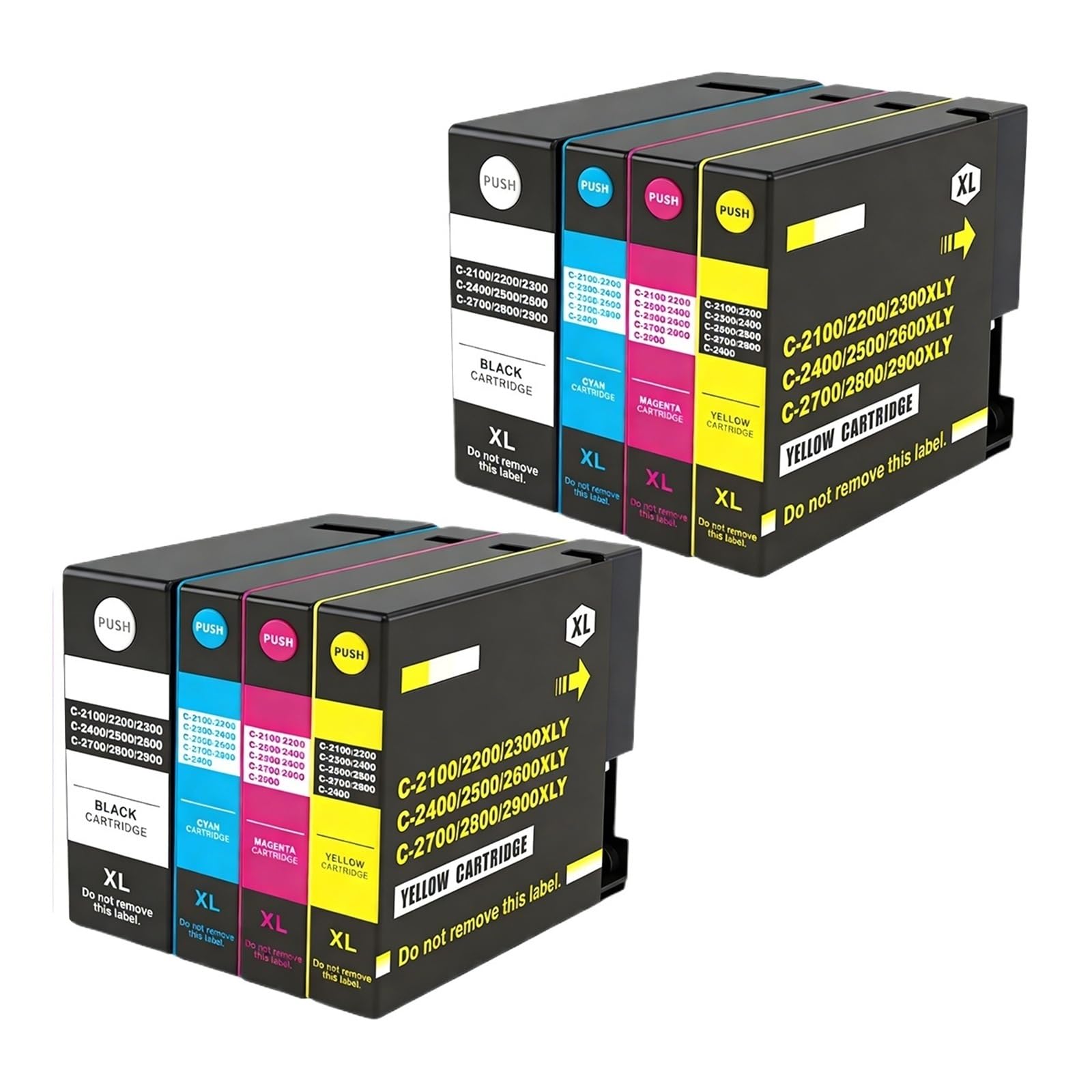 Cartucce d'inchiostro PGI-2500XL PGI-2500 compatibili for Canon MB5150 | MAXIFY MB5350 MB5450 IB4050 IB4150 MB5050, capacità XL(2SET)