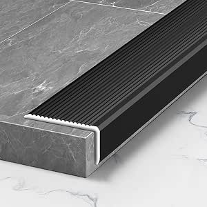 Transition Strip Fluted Wood to Tile Threshold Reducer Strip, Vinyl ...