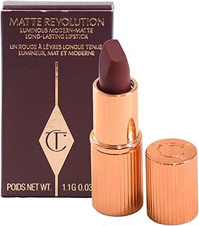 Charlotte Tilbury Matte Revolution Luminous Modern-Matte Long-Lasting Lipstick Mini Travel Size Charm - Pillow Talk 2 Medium