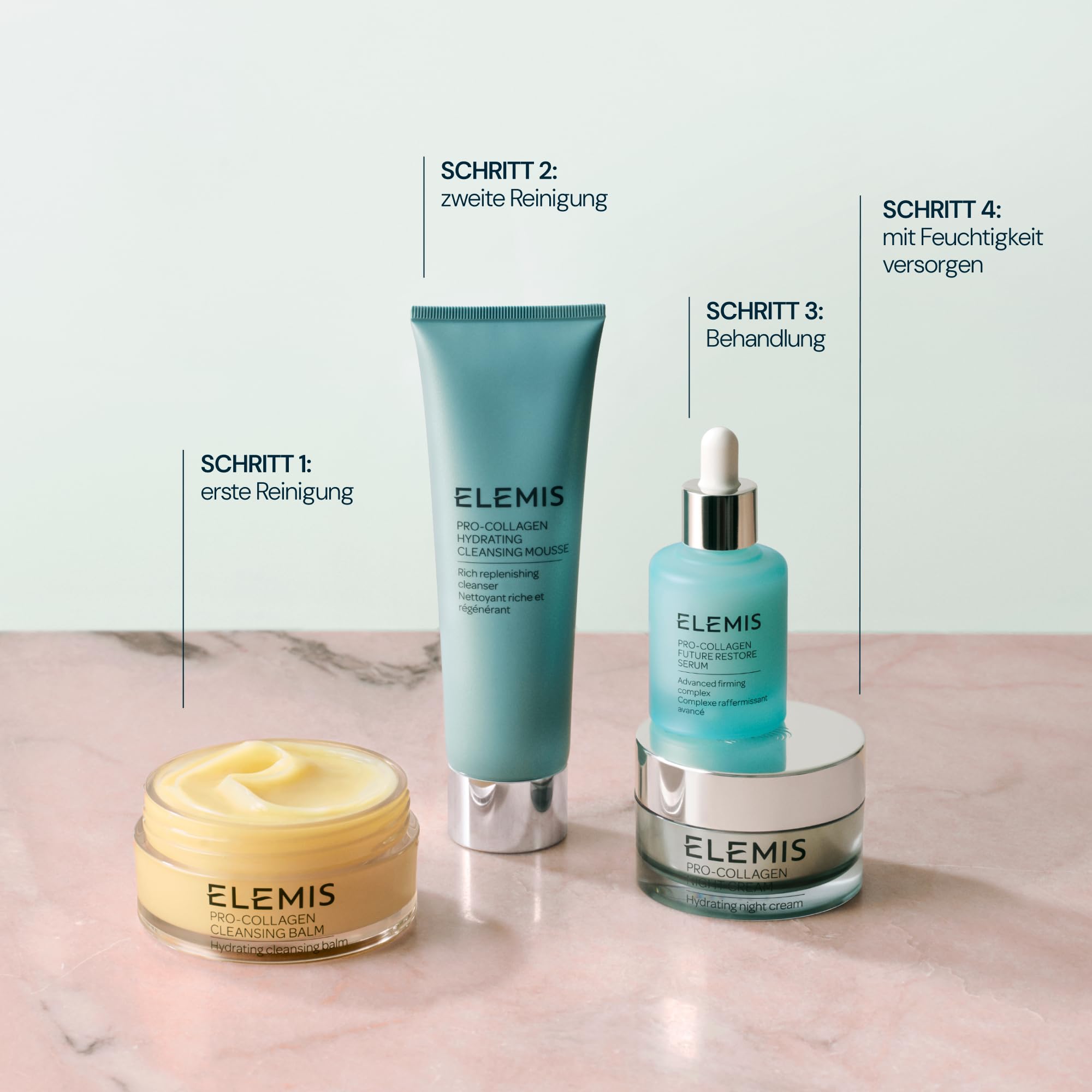 ELEMIS Gesichtsreiniger Face Wash, klinisch bewiesen – Abschminköl, Reinigungsschaum & Reinigungsgel, sanft und feuchtigkeitsspendend