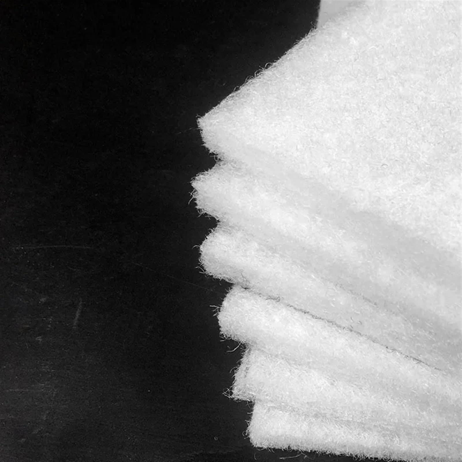 Aquarienfilter-Schwammmatte, Teichfiltermedien, Aquariumfilter, Floss, Schaumschwamm, weiß, 1 cm dick, mehrere Größen