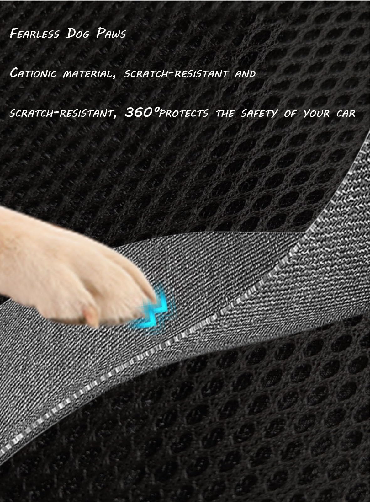 Alfombrilla para Coche para Mascotas, Negra, para Sentarse con Mascota, 137 * 147 cm, Alfombrilla Aislante para Coche para Mascotas, Adecuada para Perros medianos y Grandes (Grey)