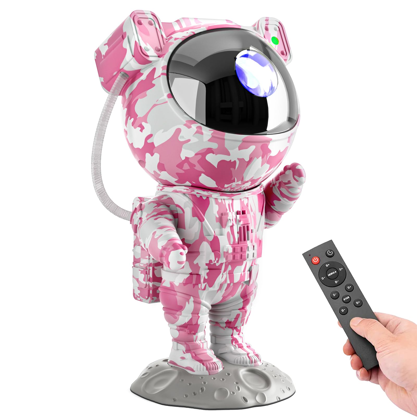 Star Projector Galaxy Night Light - Astronaut Space Projector with Remote &amp; Timer Starry Nebula LED Lamp for Bedroom Kawaii Kids Room Decor for Birthday &amp; Gifts