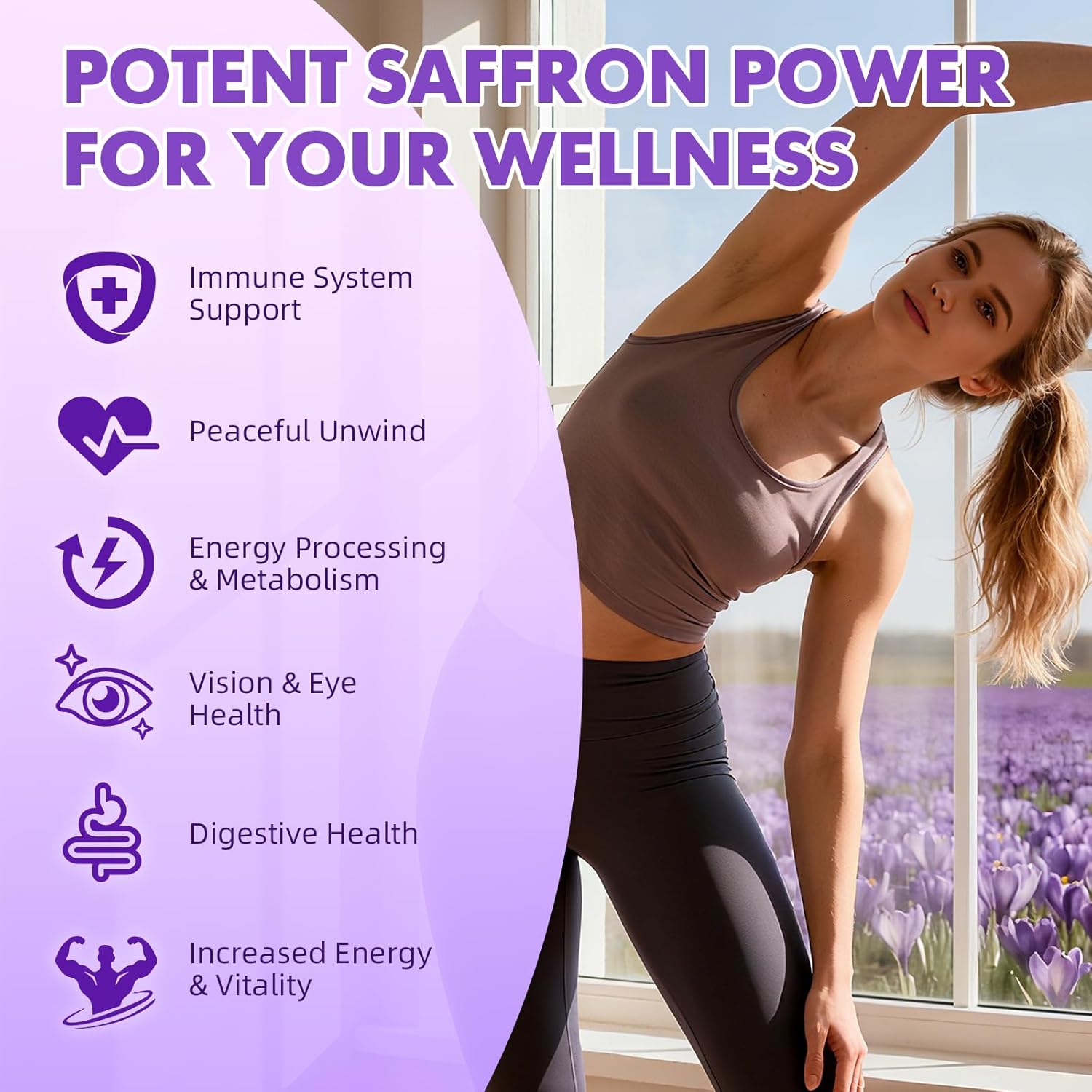 Saffron Gummies for Adult Kids - with Saffron 88.5mg, Vitamins D3 & B6, Magnesium, Zinc, Ashwagandha, L - Theanine, St. John's Wort - Supports Mood & Focus, Vegan, Raspberry Flavor, 120 Gummies