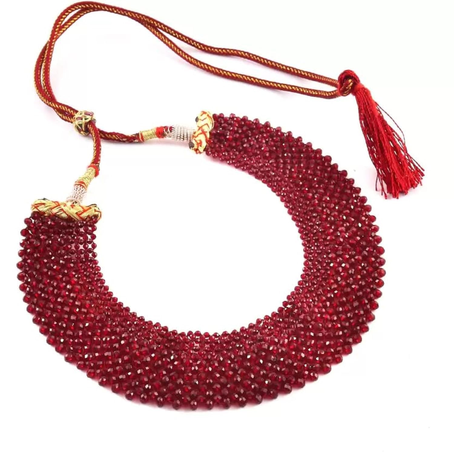 Collier ras du cou indien en cristal, le cadeau de mariage idéal - 8