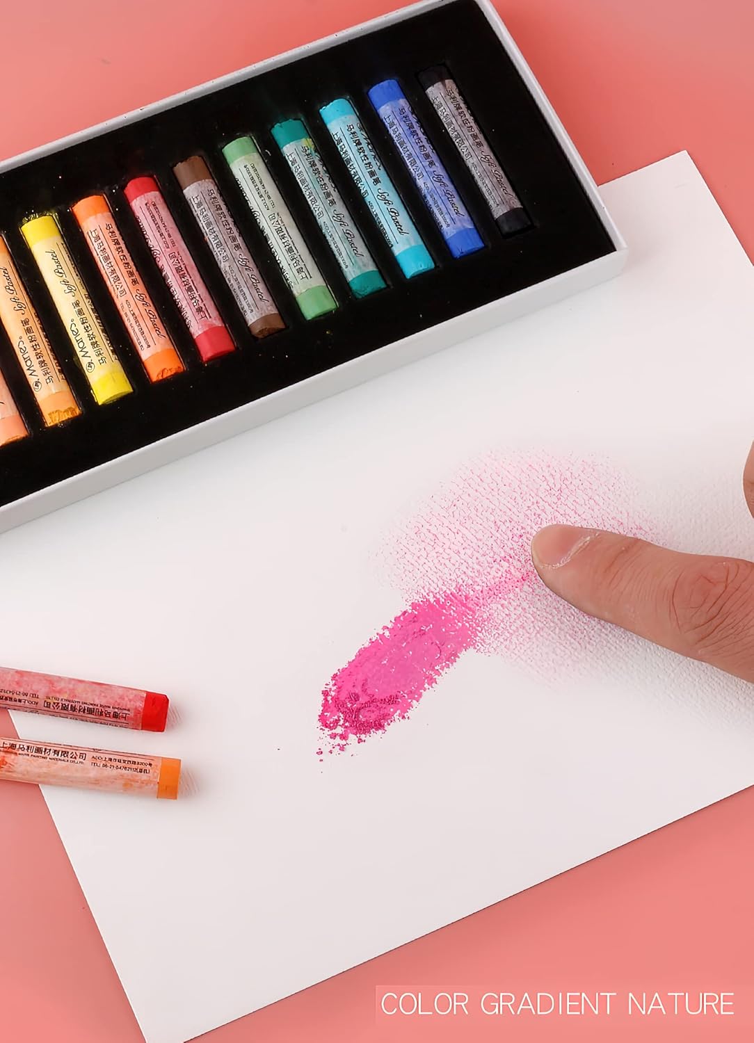 YYMIYU Soft Color Chalk Pastels for Professional Artist 70 Colour