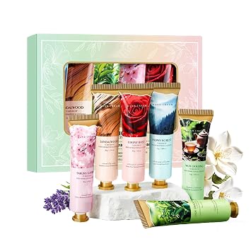 6 Packs Hand Cream Gift Set for Women,Hand Lotion Travel Size in Bulk for Dry Hands | Plant Extracts,Softens Dry Skin | Mothers Day Gifts,Thanksgiving Gift,Birthday Gifts / 6 Scented 6.3.OZ