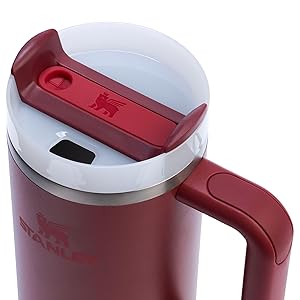 STANLEY Quencher H2.0 Tumbler with Handle and Straw 30 oz | Flowstate 3-Position Lid | Cup Holder Compatible for Travel | Insulated Stainless Steel Cup | BPA-Free | Cranberry