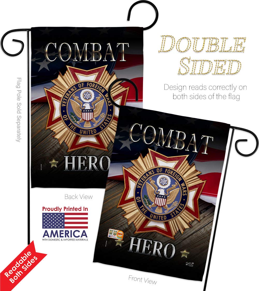 Gartenflagge First Responders & Military Support – Doppelseitig, 13x18,5 Zoll, US-Design