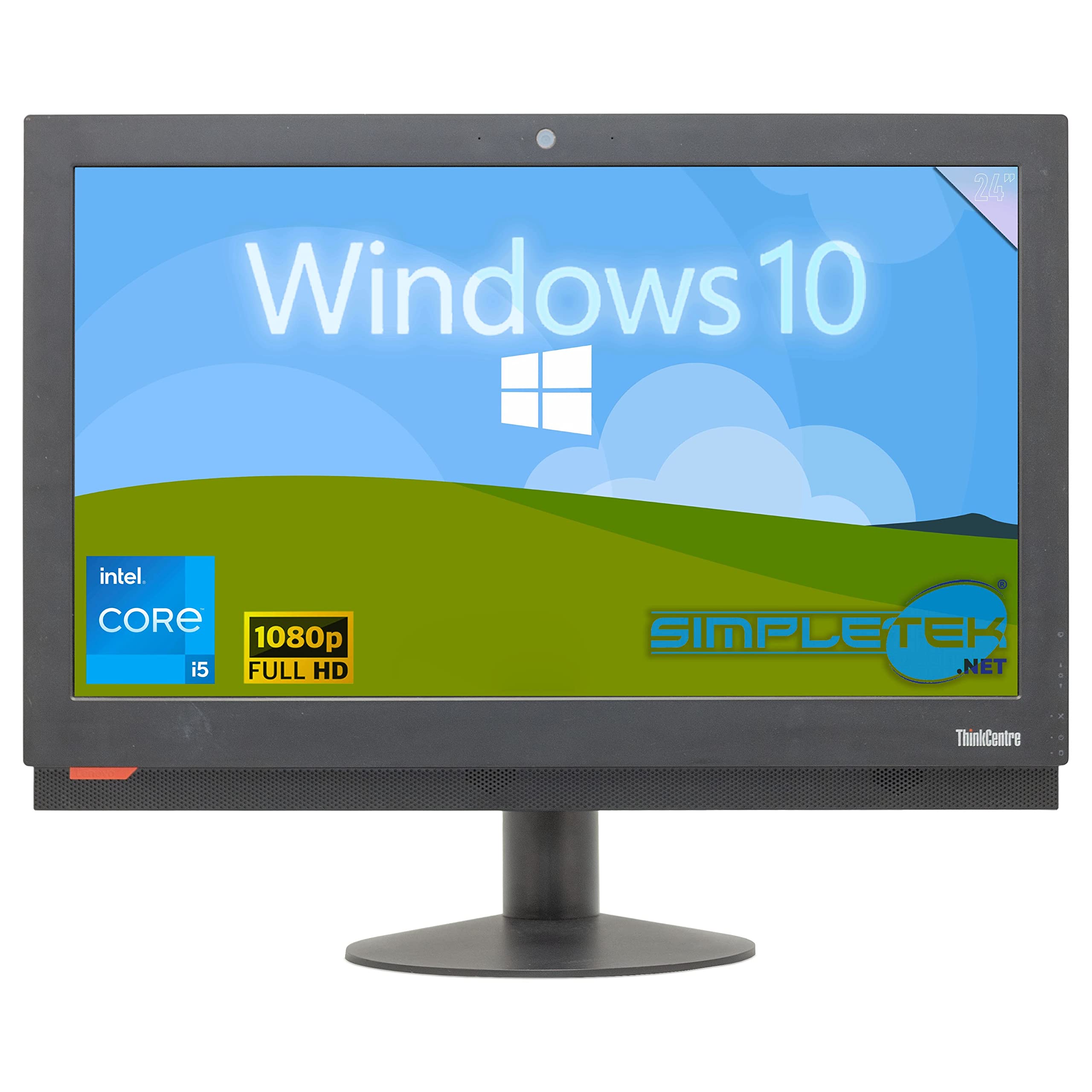 Lenovo Computer All in One 24" ThinkCentre M900z Core i5 do 3.30 GHz Windows 10 Pro | 32 GB RAM DDR4 i SSD 2 TB DisplayPort (odnowiony)