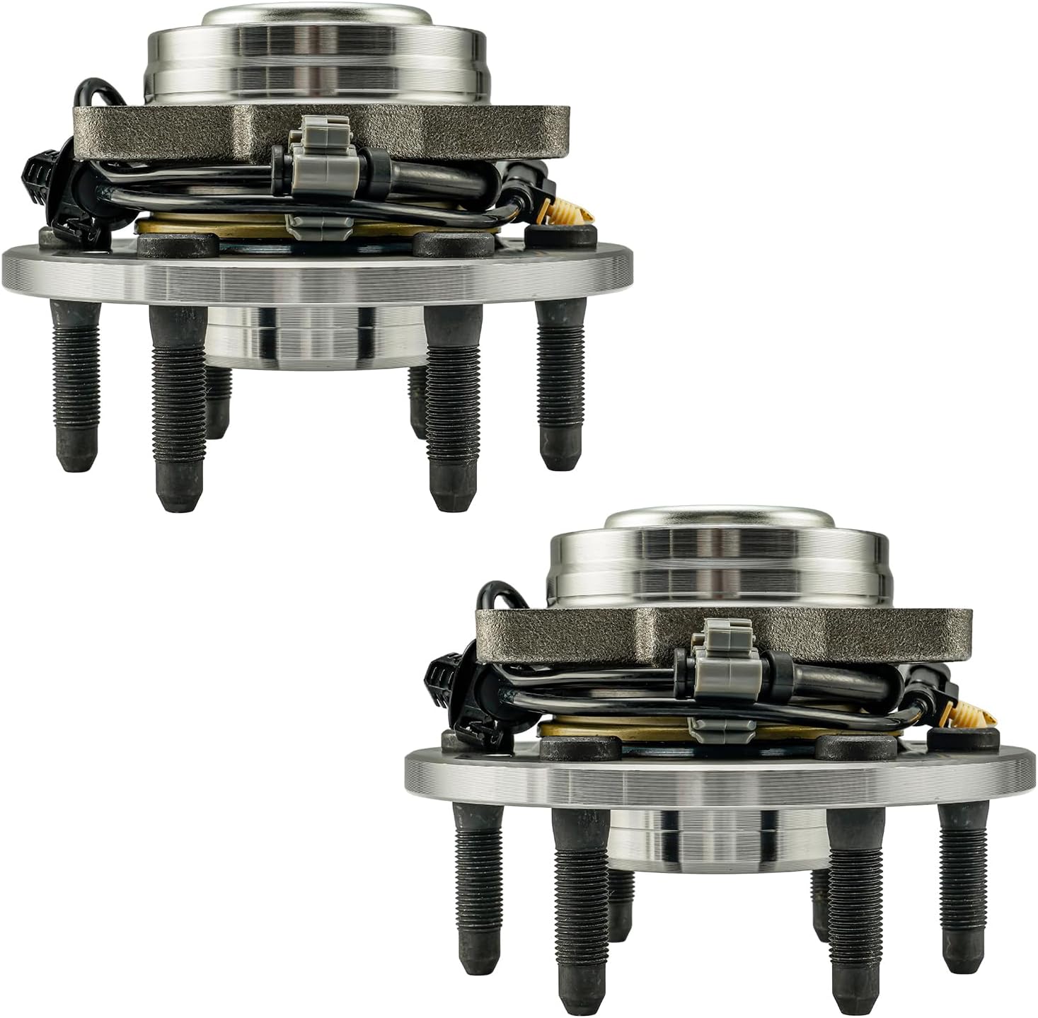 KAX 515159 2PCS Front Wheel Hub Bearing Compatible with Chevrolet Tahoe 2015-2020,W/ABS 6 Lugs Wheel Bearing and Hub Assembly