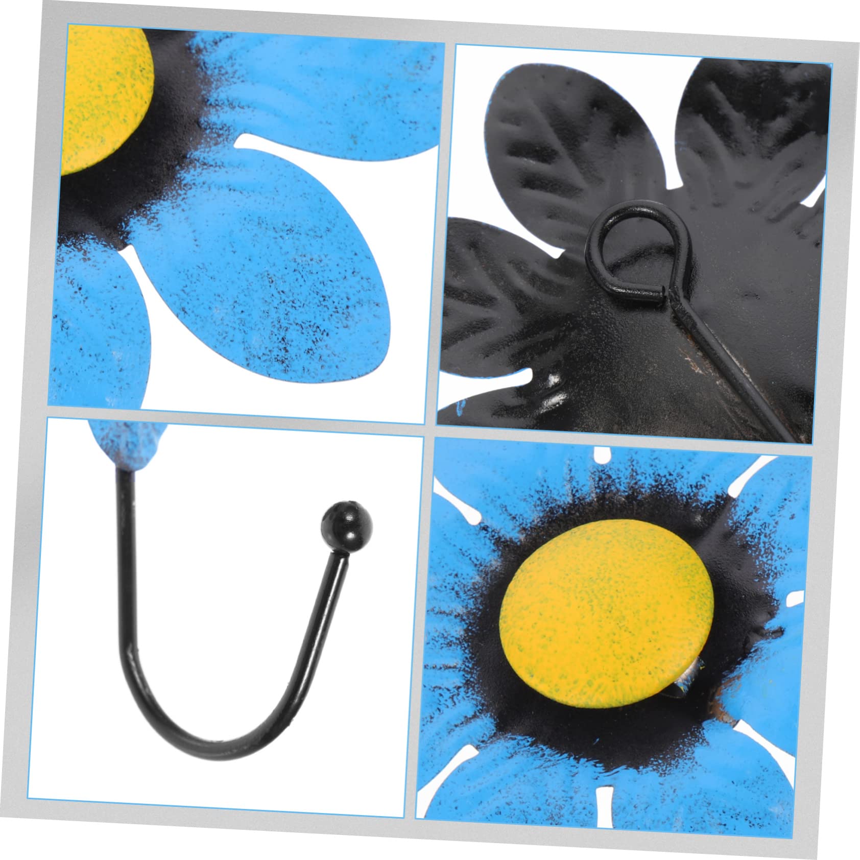 Support à Crochet Mural en Fer pour Pot de Fleurs, [2 PCS] Suspension