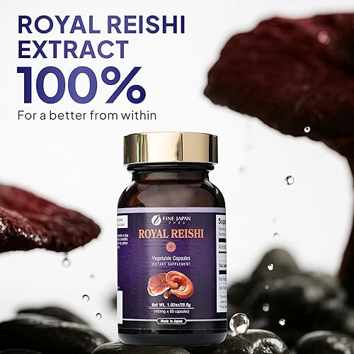 Miniatura 5 de FINE JAPAN Cápsulas orgánicas de hongos Reishi - Suplemento de extracto de hongo orgánico para mejorar la salud de tu sistema inmunitario, hongos