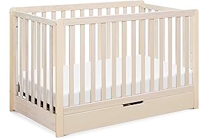 Restful Retreat: Carter's by DaVinci Colby 4-in-1 Convertible Natural Crib with Convenience...