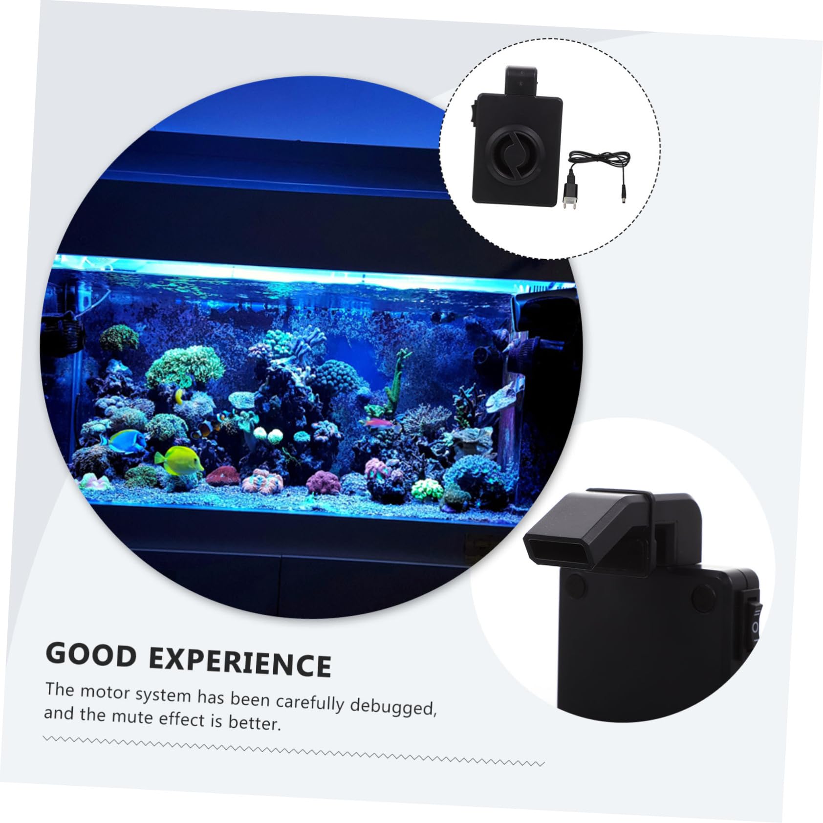 Veemoon 2 Pièces Ventilateur de Réfrigération pour Aquarium Ventilateur Ajustable pour Réservoir de Poissons Outil de Refroidissement Silencieux et Pratique