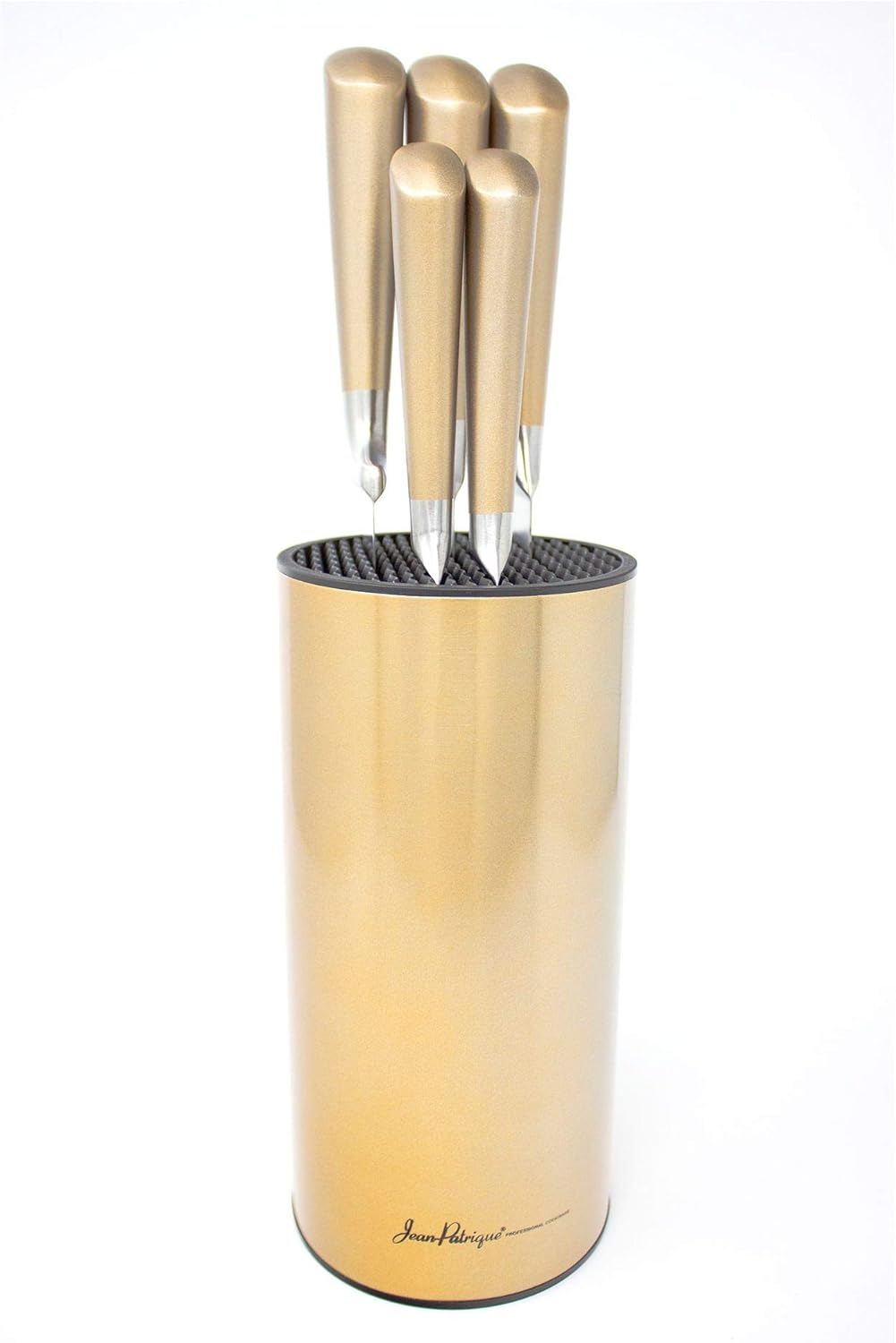 Jean-Patrique Professional Midas Collection Knife Set with Storage Holder | Kitchen Durable Knives Universal Block - 5 Piece Set
