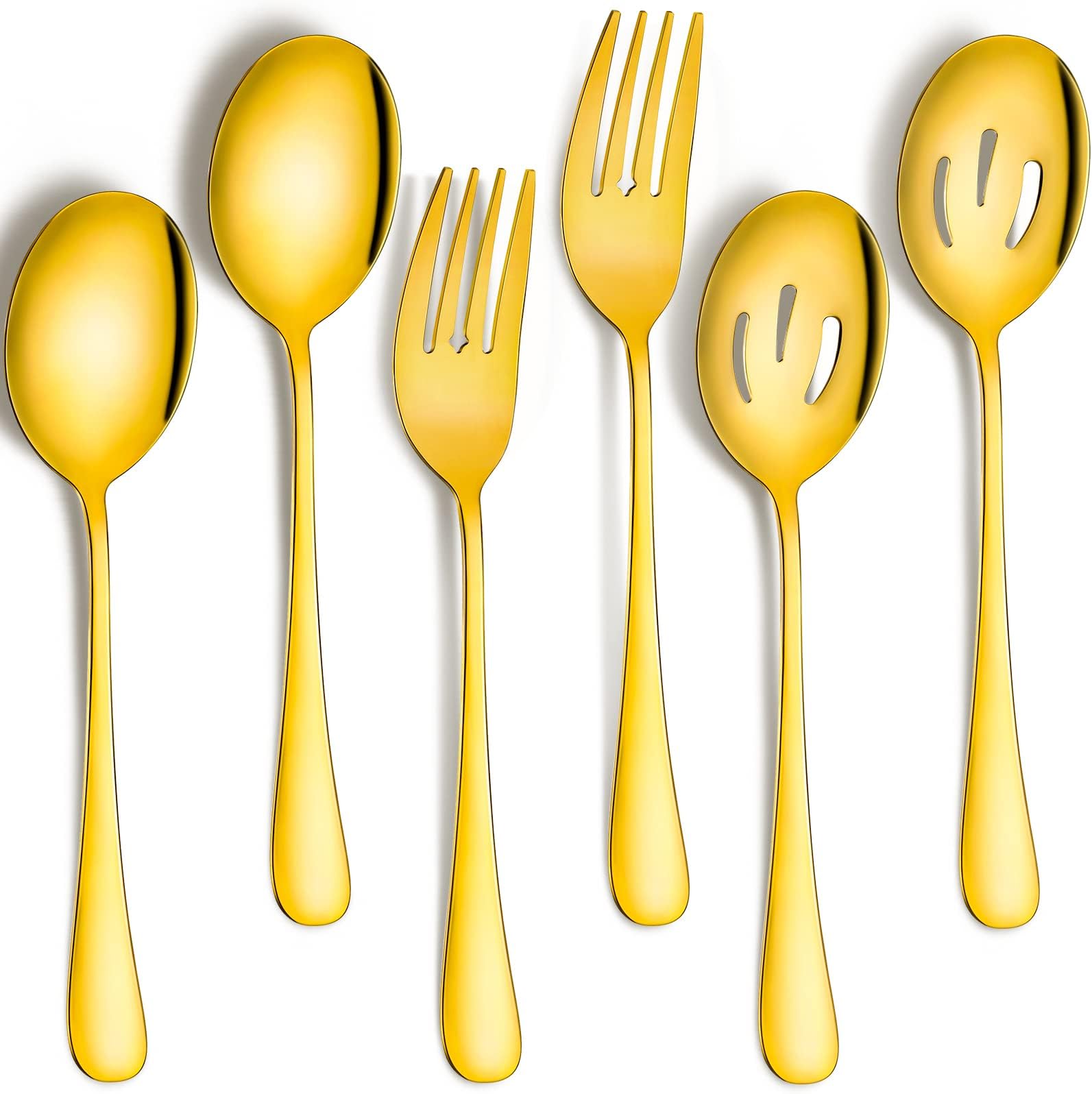 6 Pack Serving Spoons Set Includes 2 Serving Spoons 2