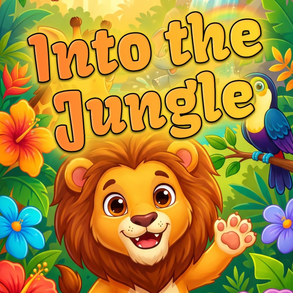 Into the Jungle: cozy and cute coloring book of Jungle animals