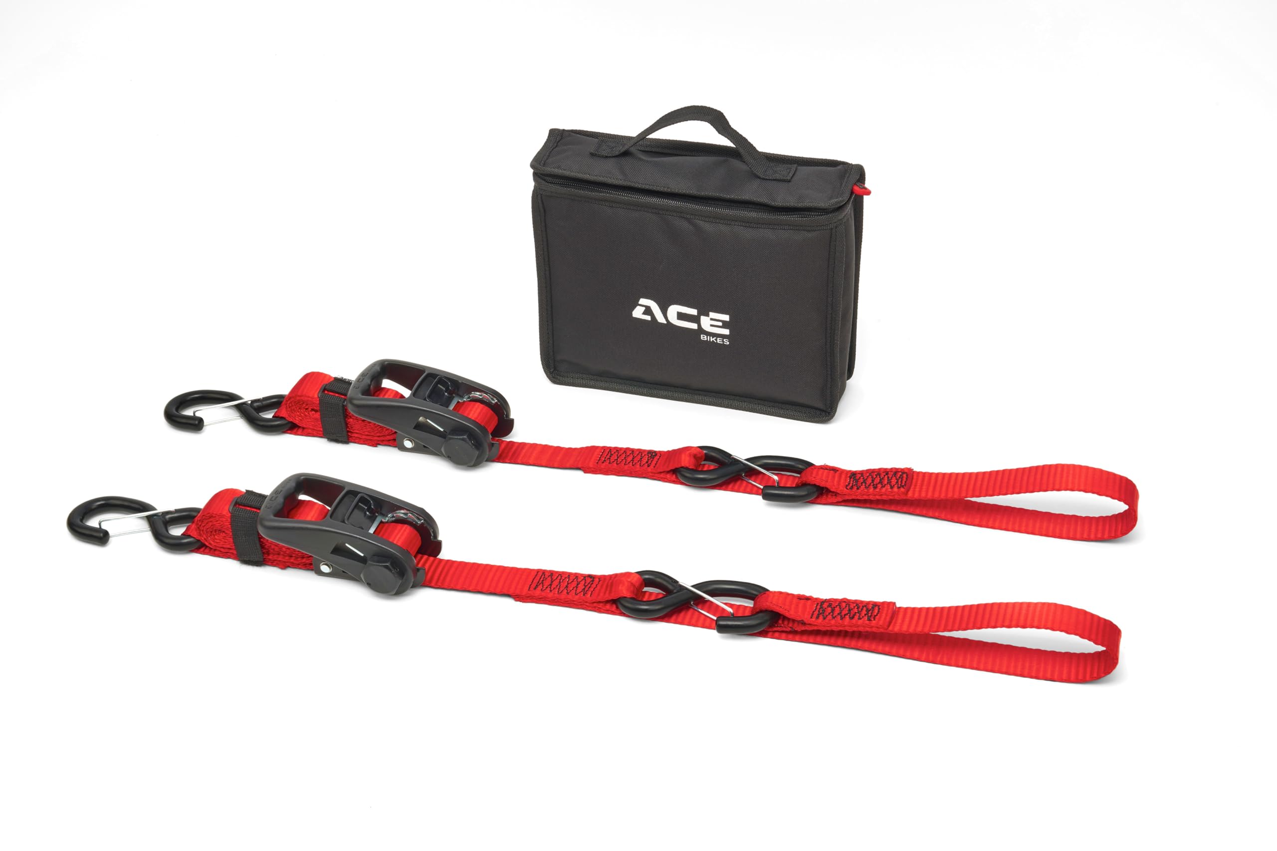 ACEBIKES Ratchet Premium - Juego de 2 correas tensoras de trinquete