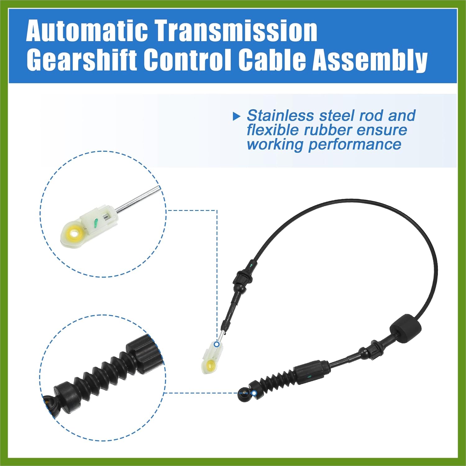 Automatic Transmission Gear Shifter Cable for Corvette C5 1997-2002 Auto Trans Control Lever Cable Assembly Range Select Lever Kit 12559260 Vehicle Components