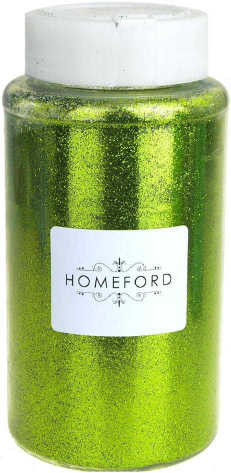 Homeford Fine Glitter Bottle, 1-Pound Bulk (Yellow)