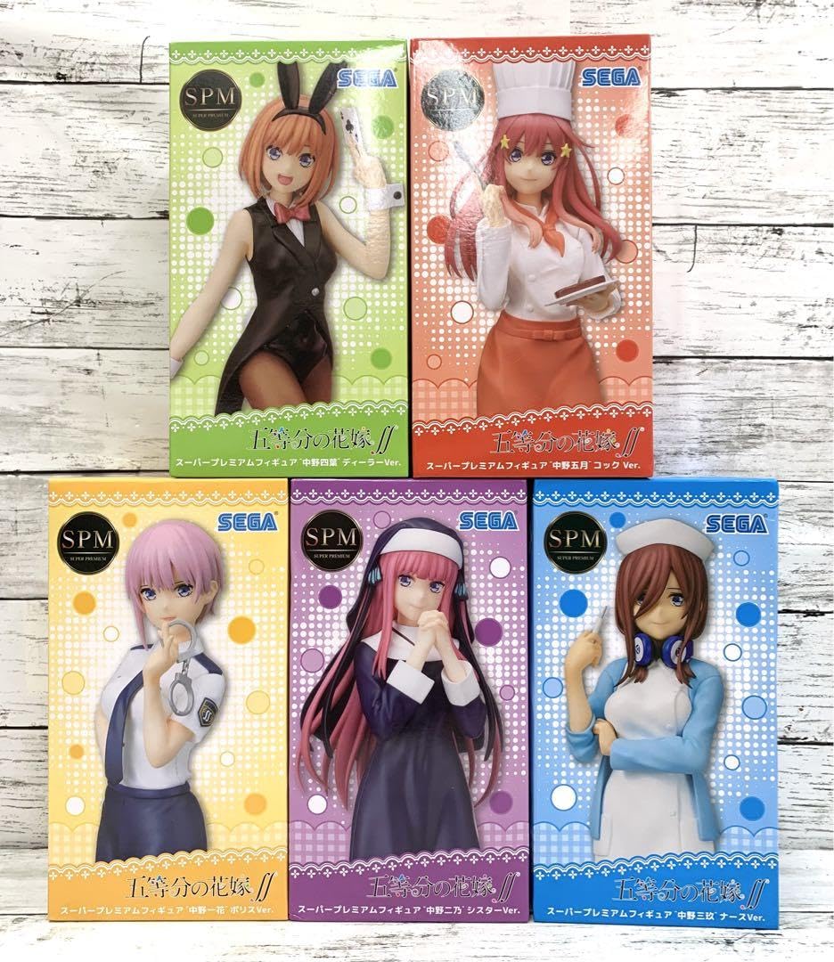Amazon.co.jp: 五等分の花嫁 フィギュア 5体セット 中野 一花 二乃 三 