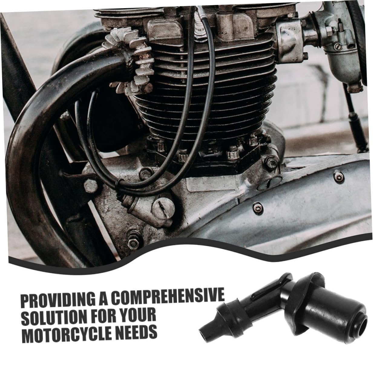 Luxshiny Cappuccio Candela Alta Tensione Per Scooter 5 Pezzi, Copertura Spina Resistente Al Calore, Accessori Di Ricambio Per Motociclette e Tosaerba, Installazione Semplice Per Motori Sottoscocca