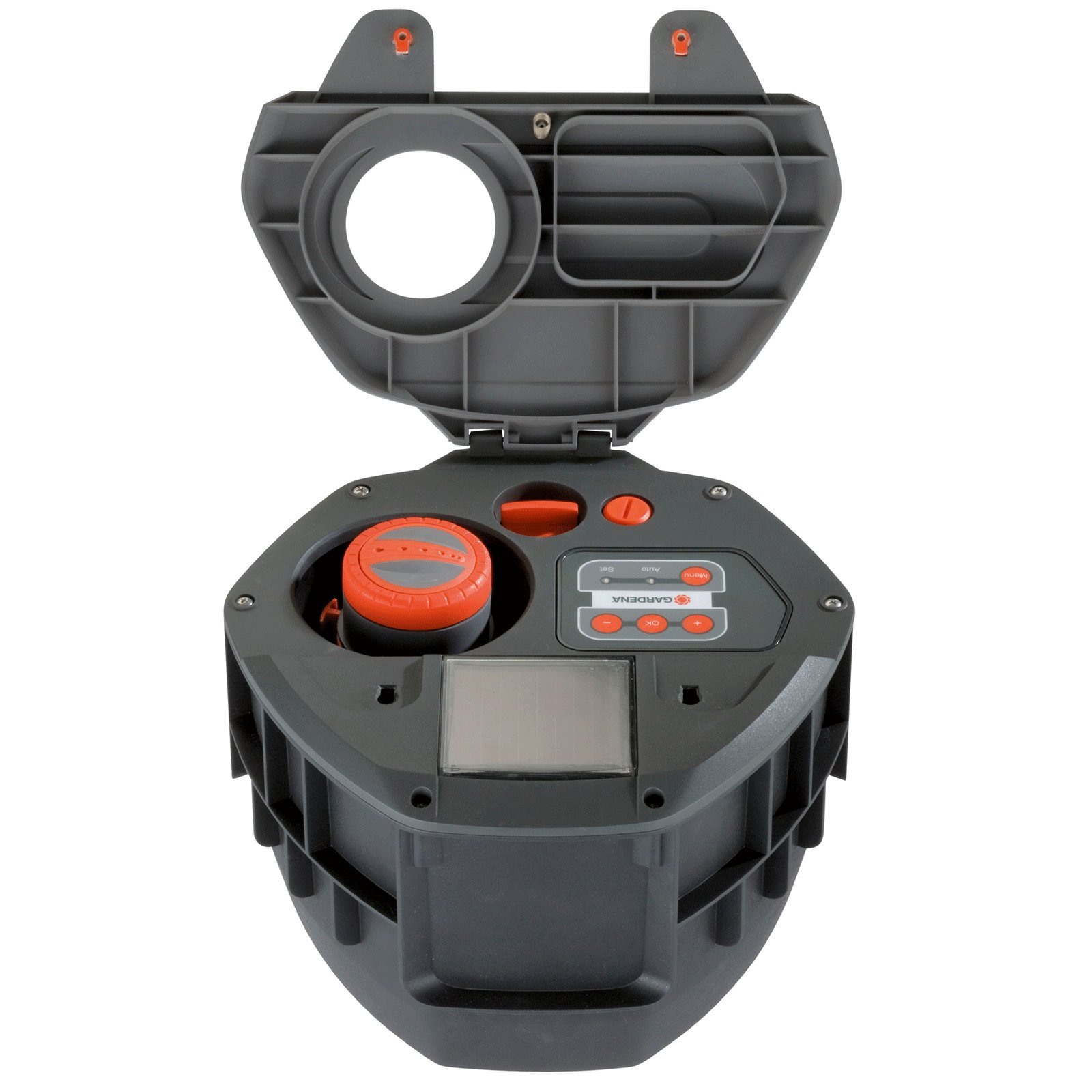 Gardena Sprinklersystem Vielflächen-Versenkregner AquaContur automatic: Rasensprinkler für die Bewässerung unregelmäßig geformter Rasenflächen bis 350 m², 25 - 360° Beregnungssektor (1559-29)