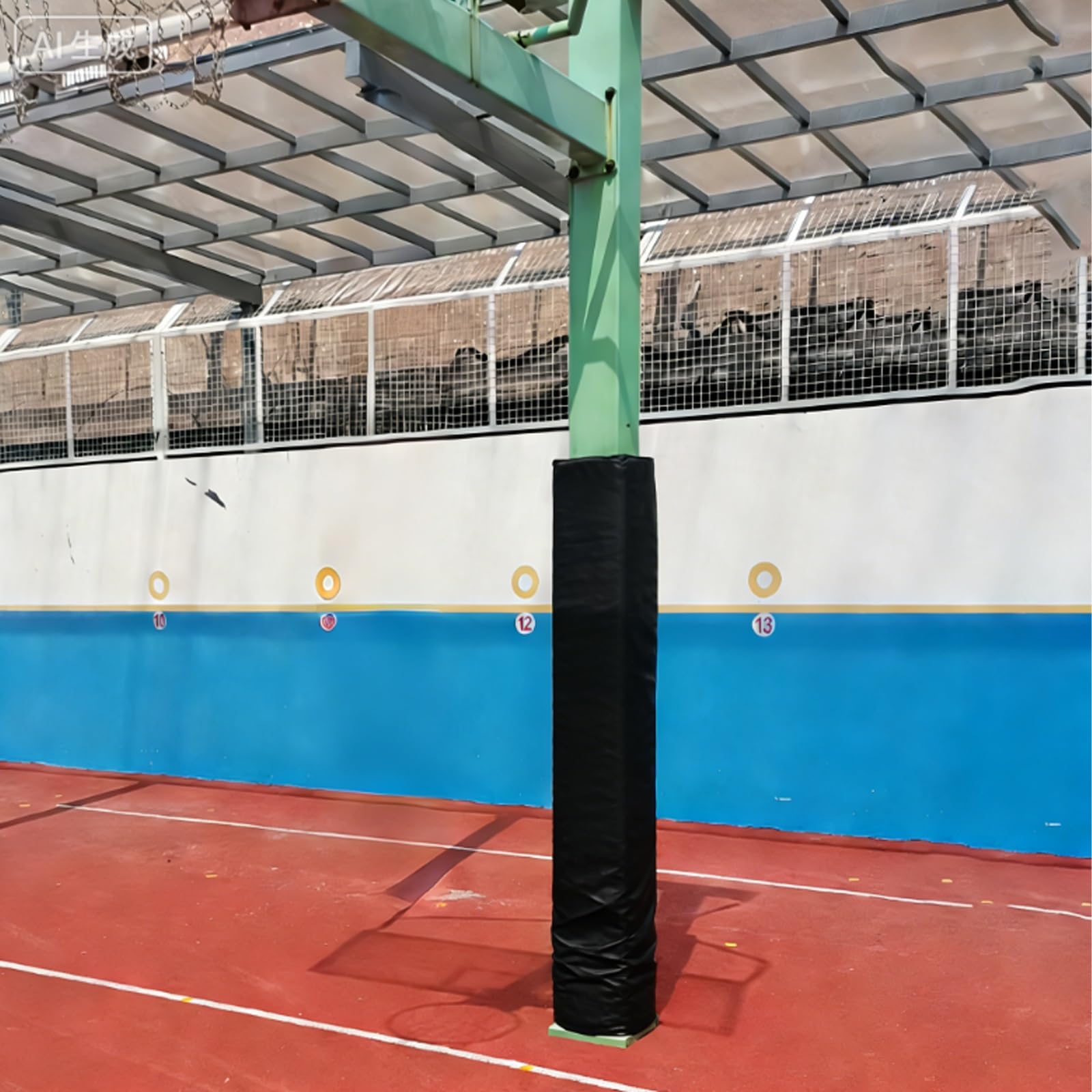 Zewnętrzne pokrowce na słupki, wytrzymałe rękawy ochronne na stojaki i słupki, idealne do instalacji sportowych i treningu sztuk walki