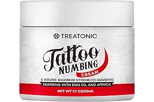 Uber Numb, Maximum Strength Painless Tattoo Numbing Cream (1.7oz)