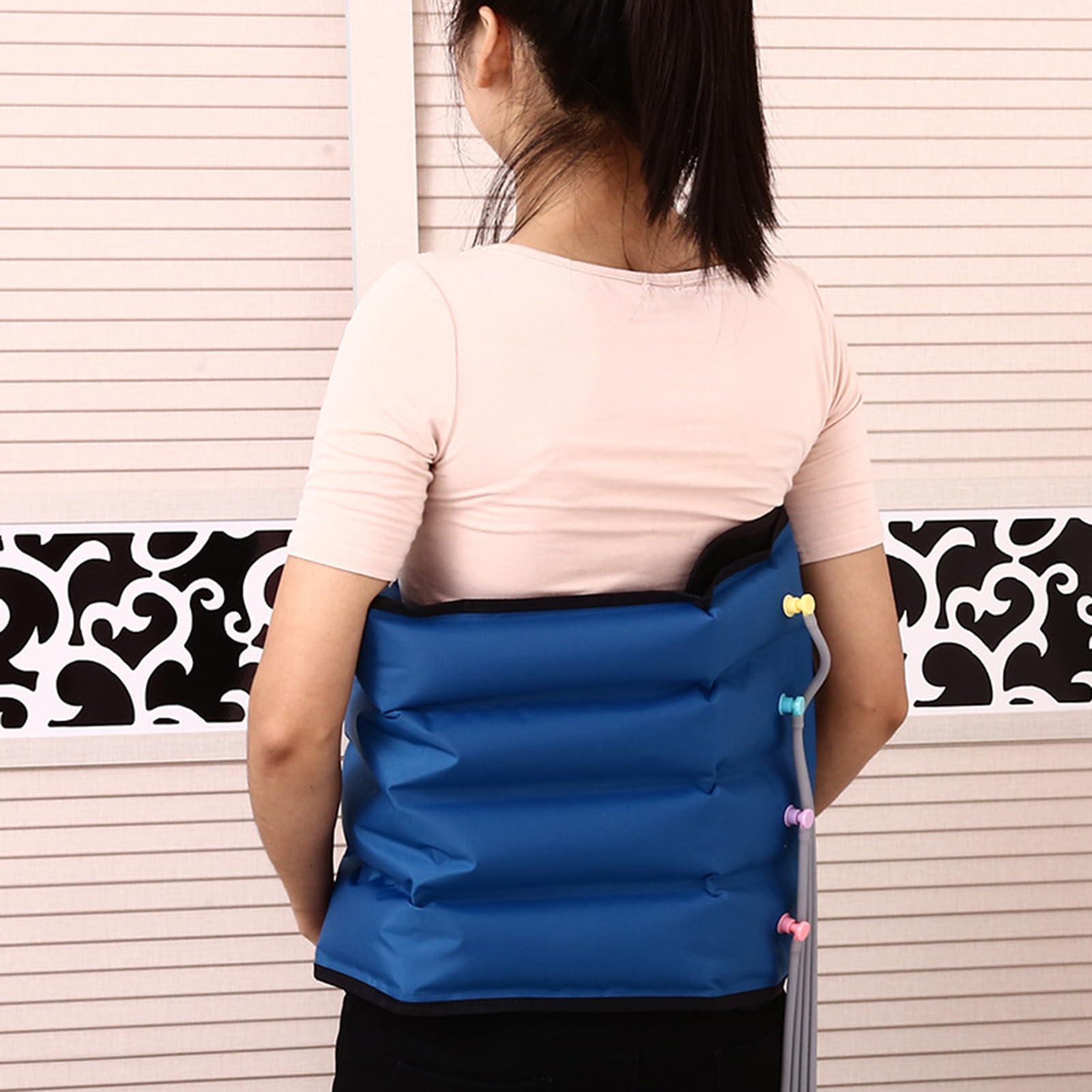 Masajeador eléctrico de pies con Botas de presoterapia para Cintura, piernas y Brazos. Máquina de compresión de Aire de 6/4 cavidades para linfedema, hinchazón, relajación y Alivio
