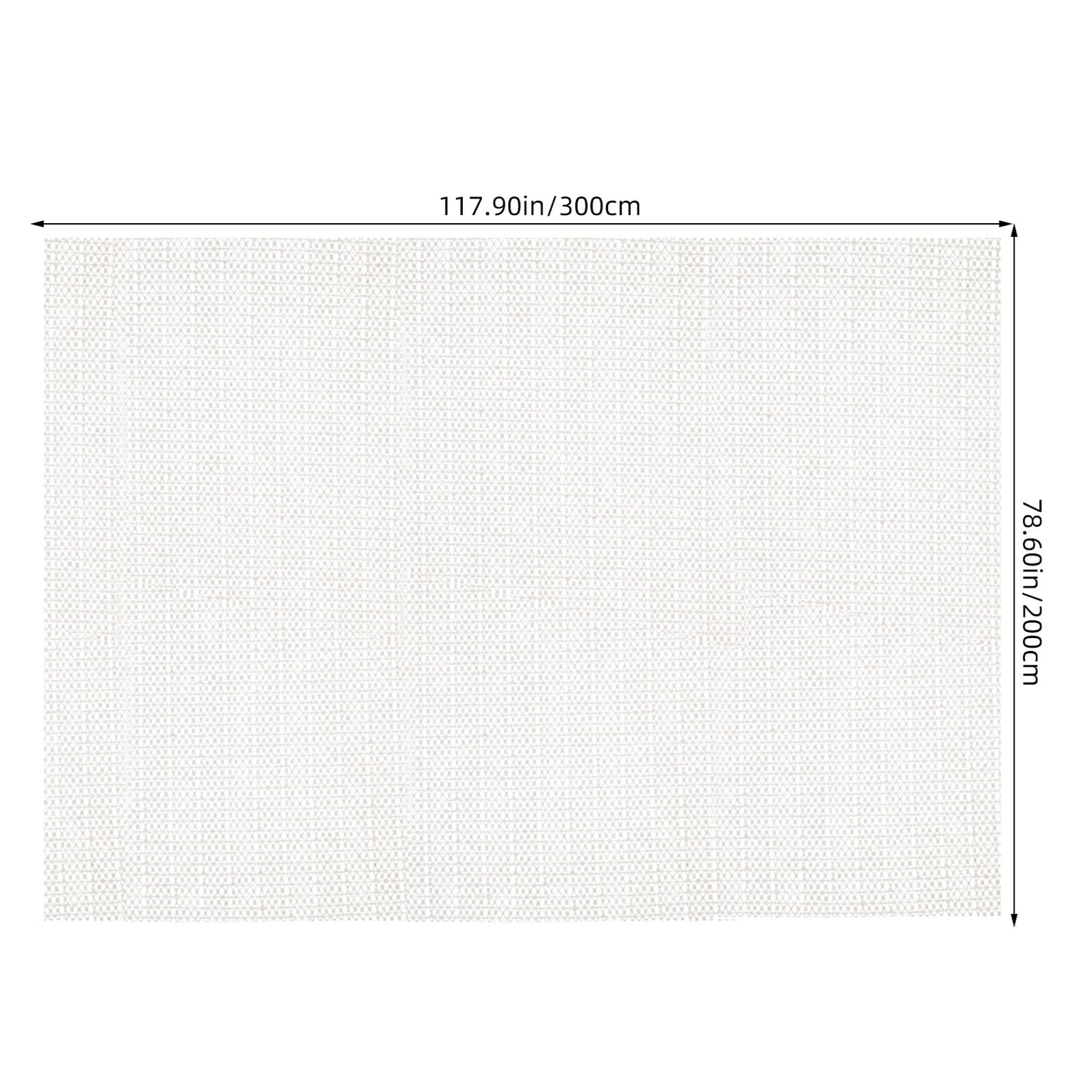 WOONEKY -Tapis Antidérapant en PVC 200x300cm pour Protection de Sol et Prévention du Glissement, pour Couloirs et Tapis de Sol