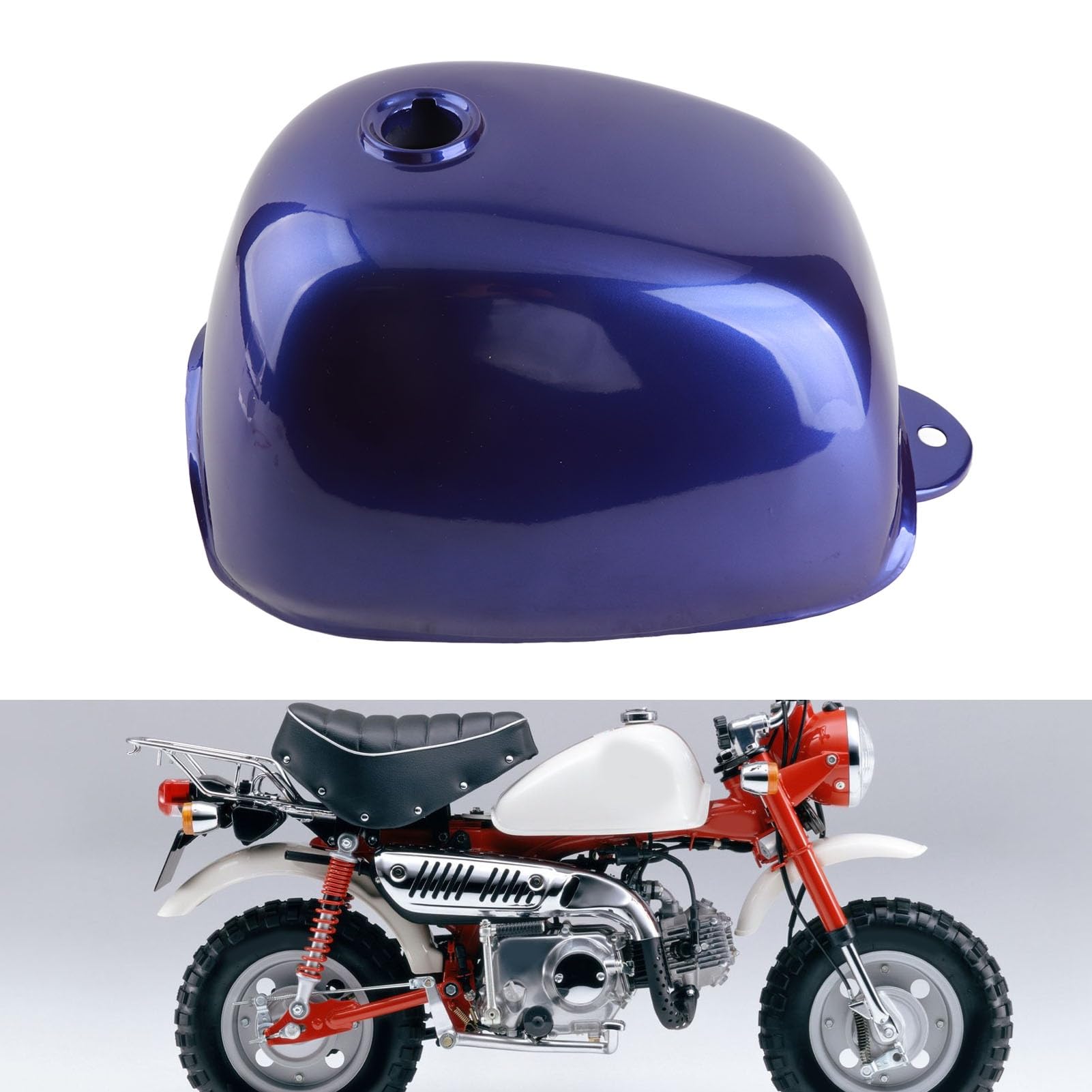 Tbest Carenado Metálico de Motocicleta para Mini Trail Z50