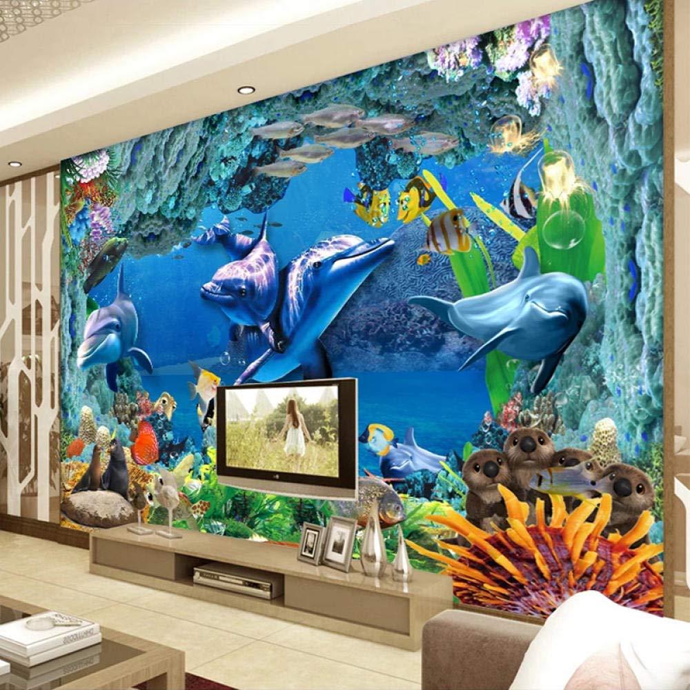 Papier Peint Mural 3D Ocean Wave KKER648 - Impression Murale Colorée