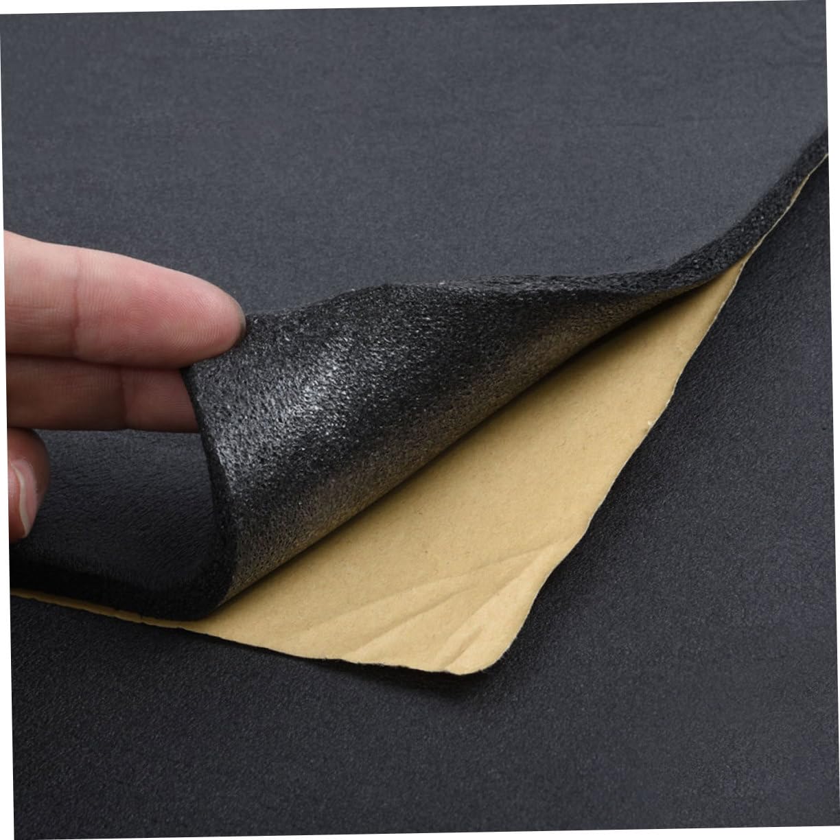 Cabilock 2pezzi Tappetino Fonoassorbente Per Auto Isolante Termico e Termico Del Motore Materiale Fonoassorbente Riduce Rumore Migliora Efficienza Carburante Silenzioso Installazione Facile