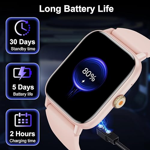 Miniatura 7 de BEYCED Reloj inteligente para hombres y mujeres con llamada Bluetooth, rastreador de actividad y actividad física, monitor de sueño, podómetro,