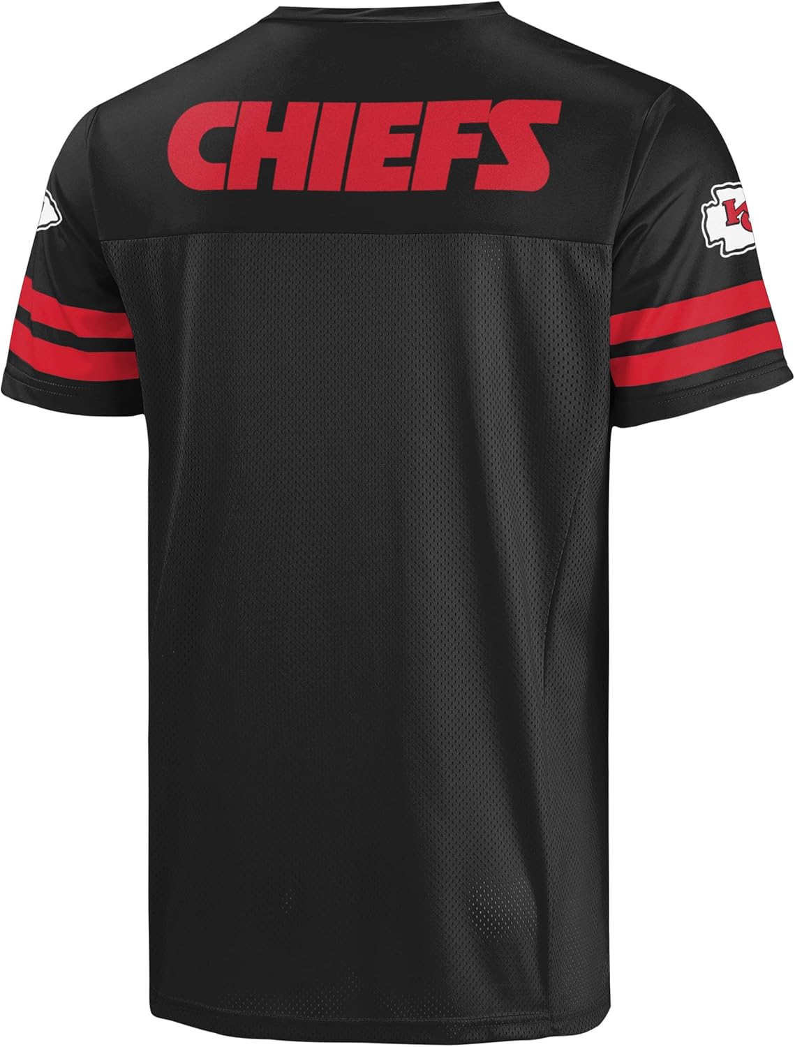 FOCO NFL Men's Officially Licensed Primary Logo Alternate Color Game Day Football V-Neck Top - Image 3