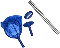 Vista 1 de In The Swim Kit básico de mantenimiento de piscina – Cepillo de cerdas de nailon de 5.5 pulgadas, cepillo de limpieza de 5.5 pulgadas, poste de 3
