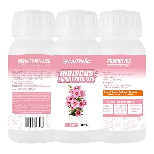Fertilizante Líquido para Hibiscus 10 oz - GrowThrive miniatura 8