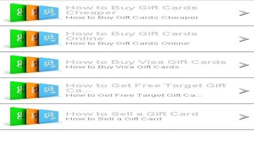 Gift Cards Tips